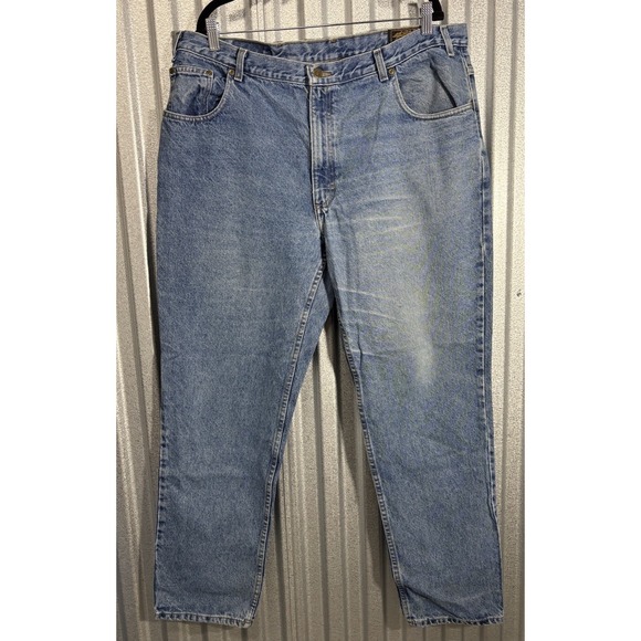 Eddie Bauer Other - Eddie Bauer Vintage 90s Men Jeans 38x32 Light Wash Straight Leg Denim High Rise